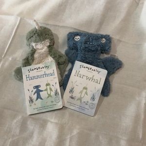 💙Slumberkins Hammerhead & Narwhal